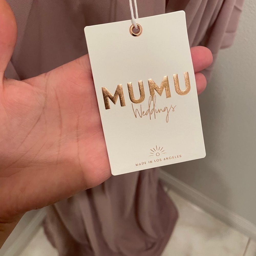 NWT Womens Show me your Mumu Long Maxi Dress Mauve color​​​​​​ - Picture 3 of 8